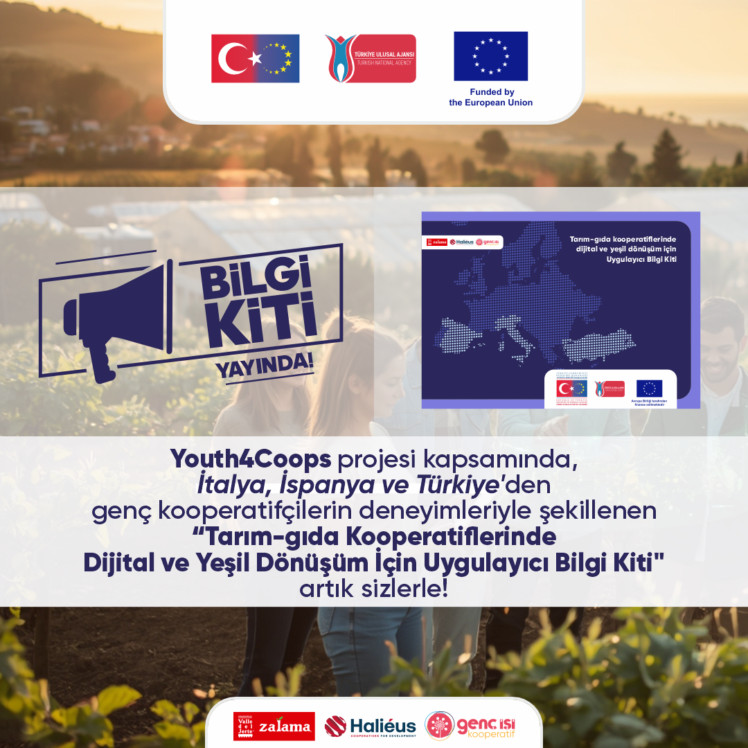 Tarım-gıda kooperatiflerinde dijital ve yeşil dönüşüm için Uygulayıcı Bilgi Kiti